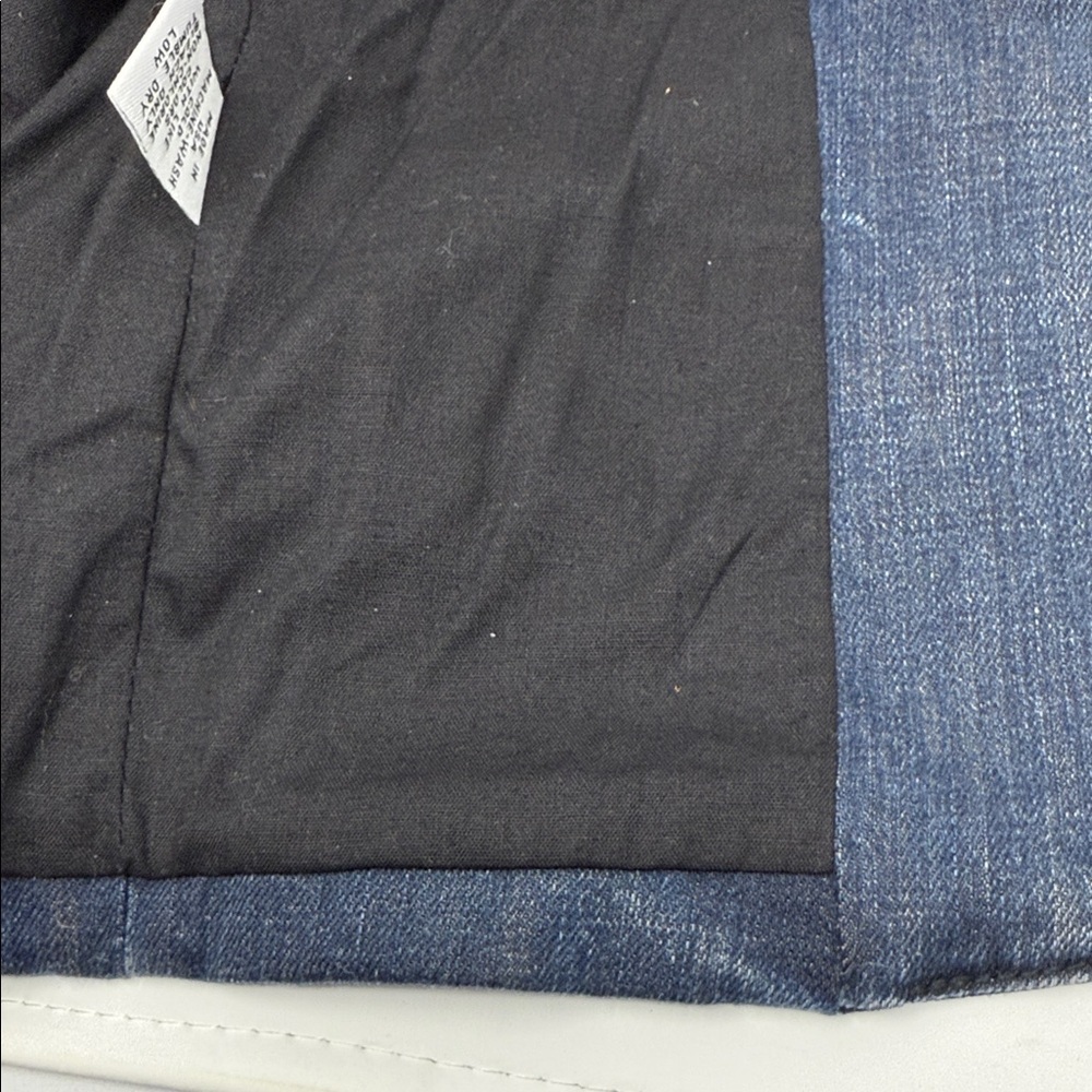 Aven Kid’s Denim and Leather Sport Jacket - Black and Blue Sunday Best Size 2T - Picture 8 of 8